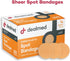 Dealmed Sheer Plastic Spot Bandages - 7/8” Small Round Sterile Strips - 100 per Box (2 Pack)