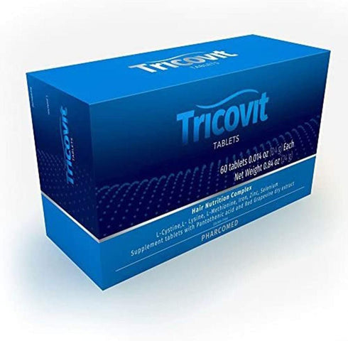 Tricovit Tablets, Hair Growth Vitamins for Healthy Hair and Nails, 60 Count