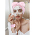 VELSCRUN 6 Pack Spa Headband, Makeup Headband, Face Wash Headband, Pink Sponge Hair Band for Women