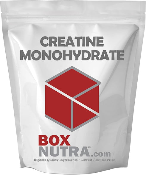 BoxNutra Creatine Monohydrate Powder - Unflavored Creatine for Men and Women, 200 Servings, Increases Muscle Gain