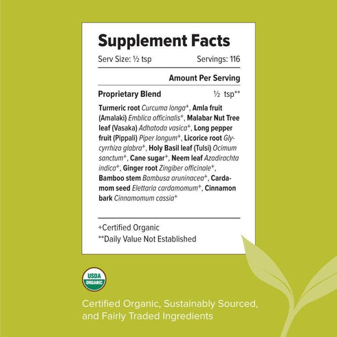 Banyan Botanicals Immune Health NOW – Organic Herbal Immune Booster - Powdered Mix of Herbs for Lungs, Respiratory & Immune System Support* – 3.5oz – Non GMO Sustainably Sourced Vegan