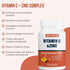 Vitamin C 1000mg with Zinc | Rose Hips and Citrus Bioflavonoids | Immune Support Supplement, Antioxidants Protection,