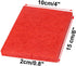 uxcell 5pcs Scouring Pad Non-Scratch Scouring Sponge Scrub Pads 6"x4" for Scouring Kitchen, Dishwashing, Red by uxcell