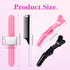 Syhood 14 Pcs Hair Braiding Tools, Magnetic Pin Wristband, Stainless Steel Pintail Rat Tail Comb, Alligator Sectioning