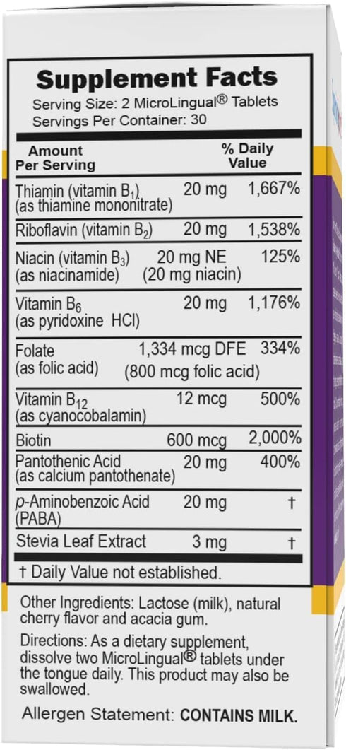 Superior Source B Complex Folic Acid/Biotin, 60 Tablets