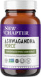 New Chapter Organic Ashwagandha Supplement - 60 Count Vegan Capsules for Stress Relief, Mood Support & Energy - One