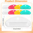 SULIKJHUI 8 (4 3.42 1.45 Pcs Toothpaste Tube Squeezer Tool, Plastic Clip Dispenser for Toothpaste & Cosmetics, Prevents