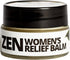 Zen Women's Relief Balm - All-Natural Pain Reliever with Jasmine Oil & 11 Essential Oils for Cramps, Backaches & Pain