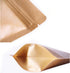 Kingrol 150 Count Kraft Paper Bags - 4.7 x 7.8 Inch with Resealable Lock Seal Zipper & Transparent Window