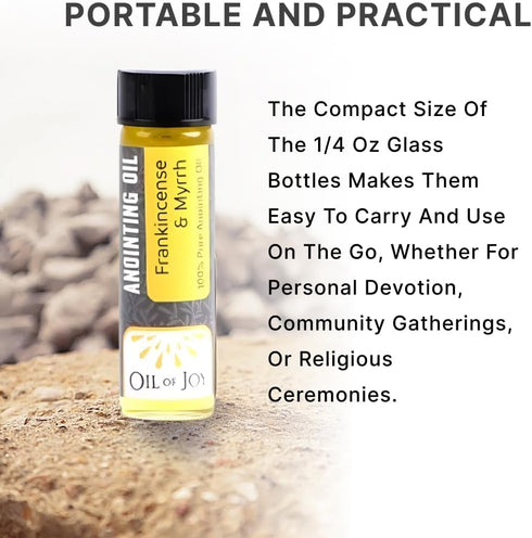 Oil Of Joy 1/4 Package 6 Swanson Christian Products Anointing Oil - Frankincense and Myrrh - Ounce