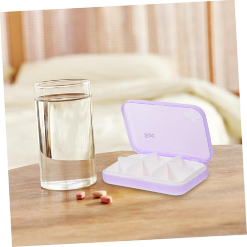 Portable Travel Pill Organizer Case for Daily and Weekly Use