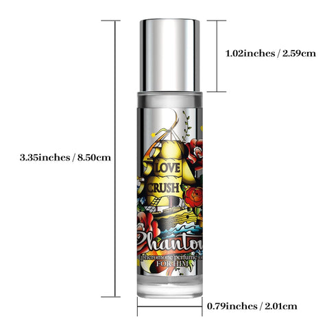 Cologne for Men Roll-on Original Cupid Pheromone Perfume Oil, 0.34fl.oz