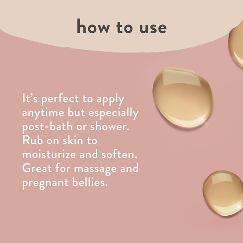 The Honest Company Honest Mama Glow On Body + Belly Oil - Organic, Plant-Based, Hypoallergenic, 4.2 fl oz