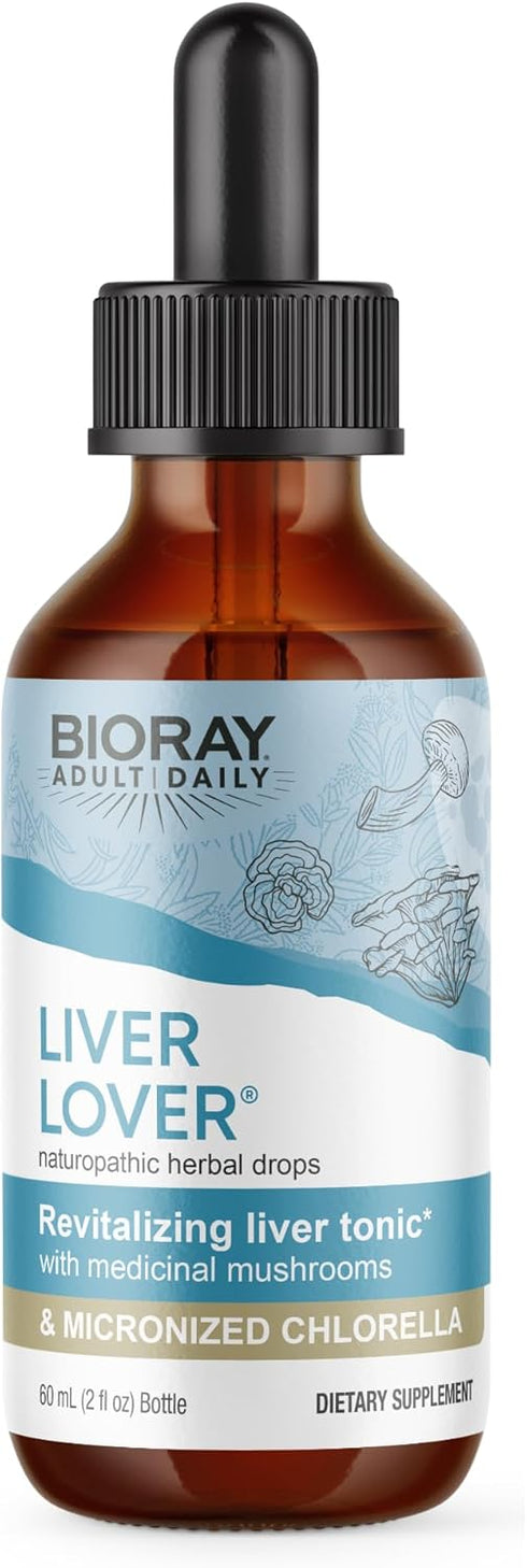 BIORAY Daily Liver Lover, 2 fl oz, Supports Liver & Adrenals, Non-GMO, Vegan, Gluten Free
