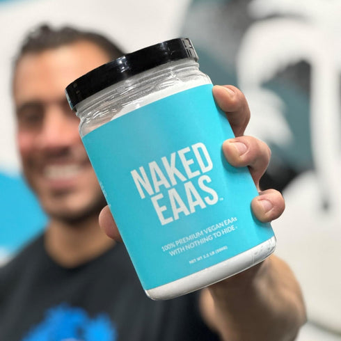 Naked Eaas Amino Acids Powder, 50 Servings Vegan Unflavored Essential Amino Acids Supplement, 500 Grams