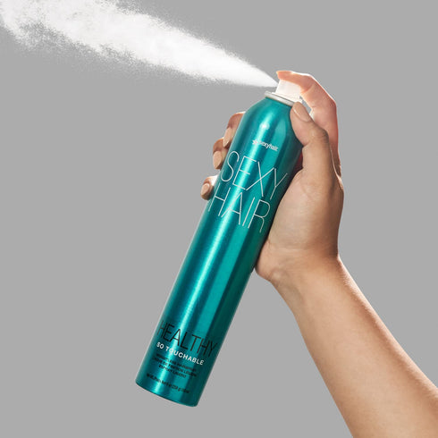 SexyHair Healthy So Touchable Hairspray | Weightless Light Hold and Shine | All Hair Types