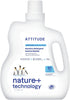 ATTITUDE Liquid Laundry Detergent, EWG Verified, HE Compatible, Vegan, Plant Based, Wildflowers, 80 Loads, 67.6 Fl Oz