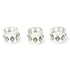 Honbay 20PCS Silver Rhinestone Hair Rings, Dreadlocks Beads, Braiding Hair Jewelry