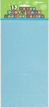 Paper Bags, Baby Blue, 12 Count (Pack of 1)