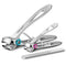 SZQHT Extra Wide Jaw Opening Nail Clippers - Thick Nails Cutter for Ingrown Toenail & Fingernails Manicure Set