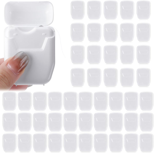 Baderke 50 Pcs Dental Floss Bulk - Wedding Gifts for Guests, Waxed Mint Dental Floss for Party Favors, Bridal Shower