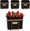 Toni Crafty floral bags 4 pcs Black, flower boxes for arrangements, Hand bag with