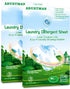 Laundry Detergent Sheets (Strips), 124 Loads, 2 Pack, Fresh Breeze Liquid-Less Technology