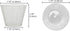 200ct, 1oz Flexible Graduated Measuring Medicine Cups, Non-Sterile, Semi-Clear, Easy Read