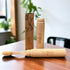 Bamboo Screwable Toothbrush, Two-Piece Design, Soft BPA-Free Bristles & Portable Case, Eco-Friendly for Travel & Daily