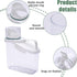 Mowhut 2 Pack 54 oz 8 1marker laundry detergent dispenser, liquid detergent container, liquid soap holder