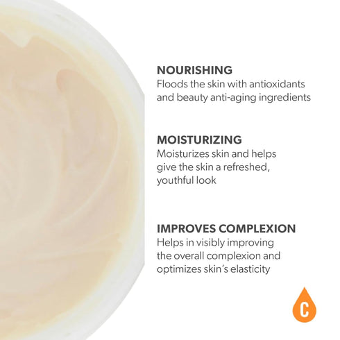 Serious Skincare Serious-C3 Plasma Vitamin C Restore - Night Cream for Deep Hydration, 1.7 oz