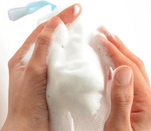10PCS Random Color Soap Bags Handmade Soap Bubble Mesh Bags Exfoliating Soap Saver Pouch Net Bags with Drawstring Body Facial Cleaning Tool for Bath and Shower Personal Beauty Care Cleansers