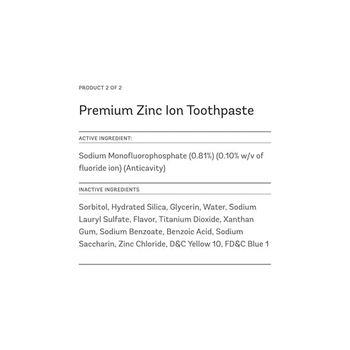 SmartMouth Premium Zinc Ion Toothpaste & Original Activated Mouthwash Combo for Bad Breath (Mild Mint Flavor)