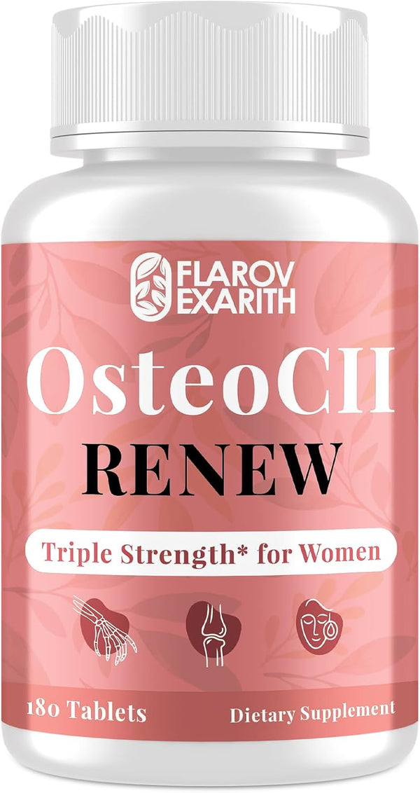 Joint Supplements for Women OsteoCII Renew Triple Strength Advanced Joint, Bone &