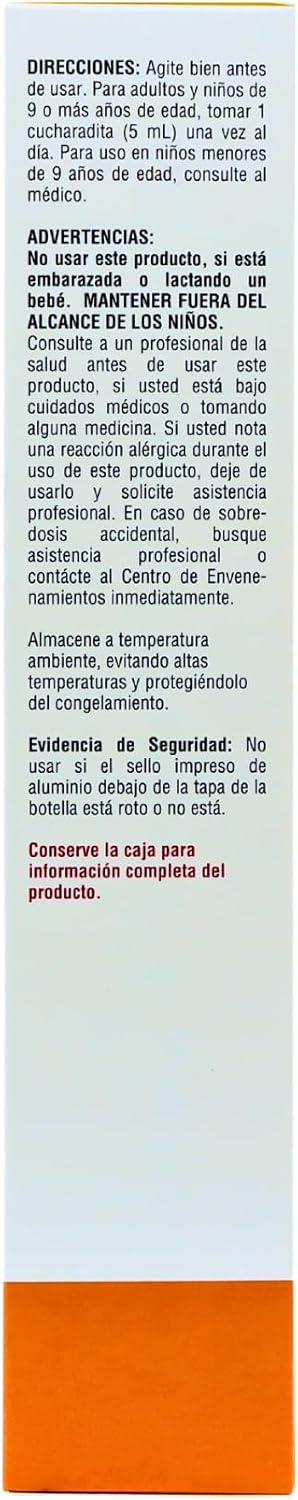 EMULSION DE ESCOCIA Cod Liver Oil, Dietary Supplement, Vitamins A, B1, D and E, Immune System Support, Orange Flavor (15.3 Fl Oz/Pack of 1)