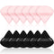 Maitys 12 Pieces Triangle Powder Puff, Face Makeup Cosmetic for Loose Powder, Soft Washable Reusable Foundation Sponge