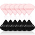 Maitys 12 Pieces Triangle Powder Puff, Face Makeup Cosmetic for Loose Powder, Soft Washable Reusable Foundation Sponge