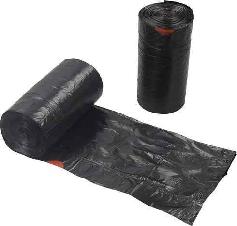 Small Garbage Bags 3 Gallon, Black Drawstring Trash Bags