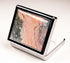 Marbel Stone 7 Days Pill Organizer, Chromed Shiny Silver Rectangle Pill Box with Mirror, 8 Separate Compartments