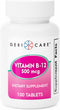 GeriCare Vitamin B-12 500 mcg Tablets - Dietary Supplement - 100 Count