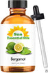 Sun Essential Oils Bergamot Essential Oil for Aromatherapy, 4 Fluid Ounces