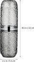 2PCS Travel Toothbrush Case with Cover, Portable Toothbrush Holder Cup Storage Container for Home Bathroom and Trip