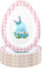 YoehMongYo 60 Packs Easter Plates Disposable Dinner Egg Plate Happy Easter Paper Plates