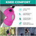 MODVEL Knee Brace with Side Stabilizers, Patella Gel Pads for Knee Pain, Injury Recovery, FSA/HSA Eligible (S/M Pink)