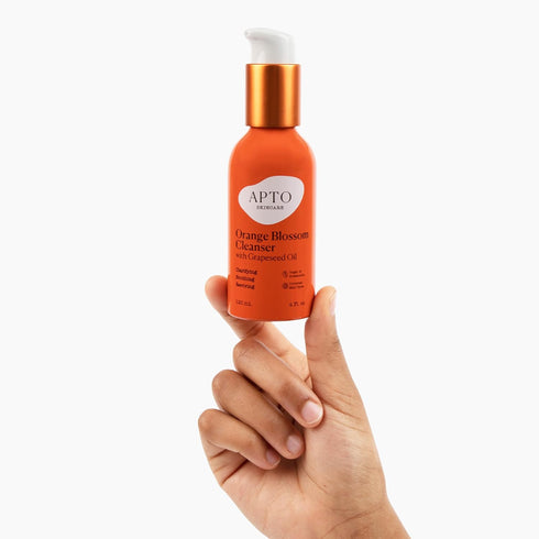 Skincare Orange Blossom Cleanser, Lightly Foaming Daily Face Wash with Grapeseed Oil, 4 fl. oz.