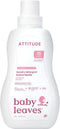 ATTITUDE Baby Laundry Detergent, EWG Verified, Unscented, Plant and Mineral-Based, HE Compatible, 35 Loads, 35.5 Fl Oz
