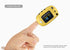 Child Pulse Oximeter Blood Oxygen Saturation Monitor, Yellow, Neck/Wrist Cord, Batteries Included