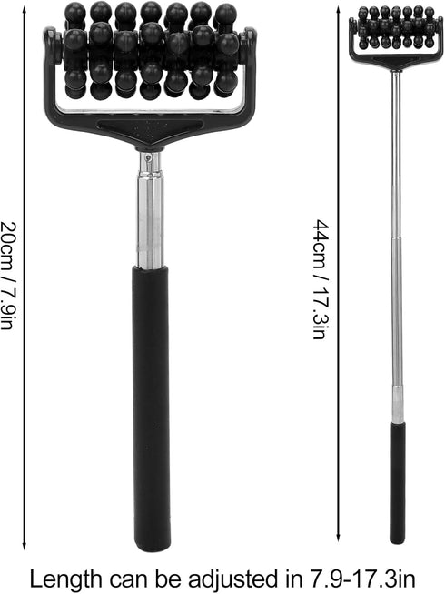 Ymiko Massage Stick, Yoga Massage Stick for Men and Women Granular Body Massage Tool Telescopic Roller Massage Stick