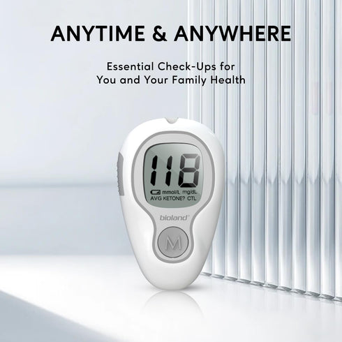 G-425-3 Blood Glucose Monitor Kit - 100 Test Strips, Lancets, and Blood Sugar Monitor for Home Use