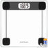 Scale for Body Weight, Digital Bathroom Weighing Bath Scale, Tempered Glass LCD Display, 400lbs